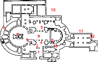 Схема Храма Гроба господня