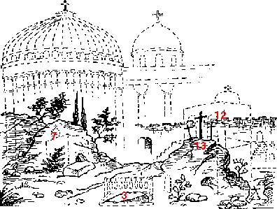 Схема храма гроб госпдня